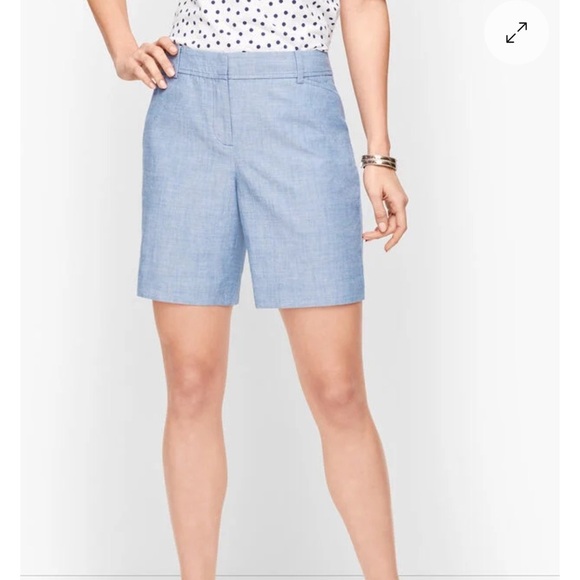 Talbots Woman’s PERFECT SHORTS - 7" - CHAMBRAY Size 8 - Picture 14 of 14